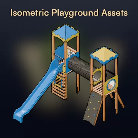 Isometric Playground Assets by Benjamin Weisz