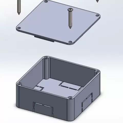 caja electrica 60x60x25 para canaleta 20x10mm - klinker TK