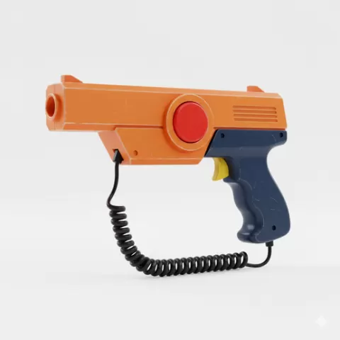 Retro light gun toy, retro, vintage, toy, toys, classic, oldschool, nostalgic, nostalgia, childhood, collectible, figure