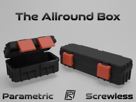 Rugged Storage Box (Parametric, Screwless)