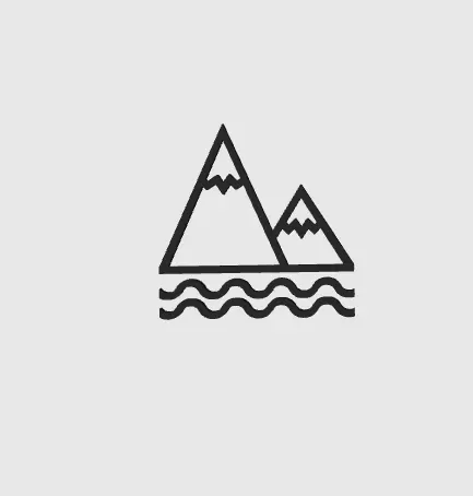 PICTOGRAM IN THE NATURE THEME