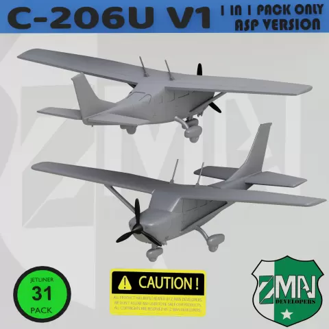 C-206U ( SINGLE ASP) STYLE-A - Z-MAN DEVELOPERS