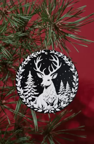 Christmas Stag Decoration