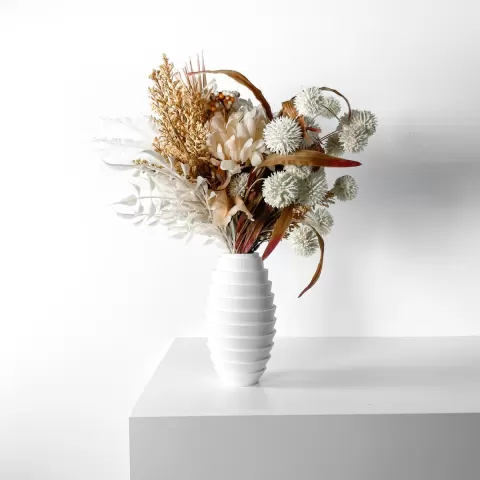 The Ulyx Vase, Modern and Unique Home Decor for Dried and Flower Arrangements | STL File