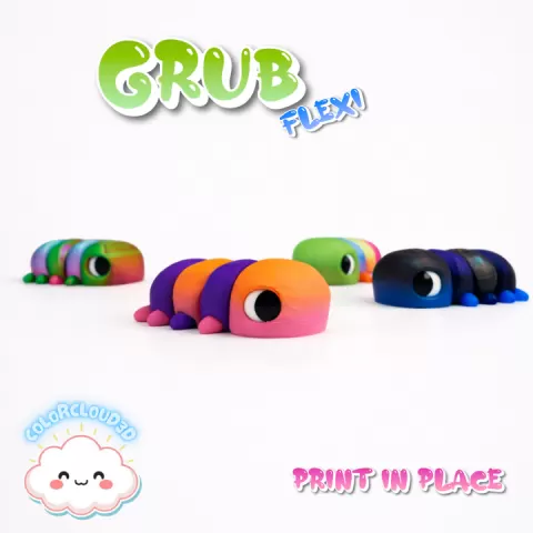 Grub Flexi by ColorCloud3D