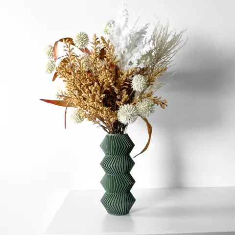 The Quelo Vase, Modern and Unique Home Decor for Dried and Flower Arrangements | STL File