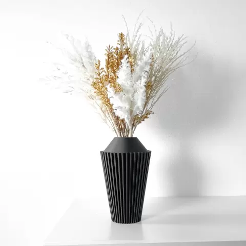 The Riveno Vase, Modern and Unique Home Decor for Dried and Flower Arrangements | STL File
