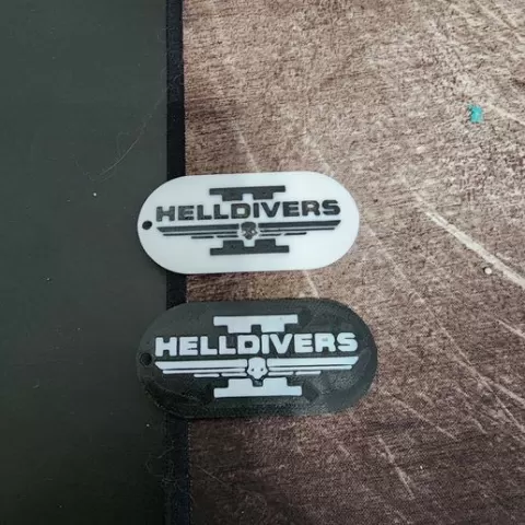 Helldivers 2 keychain