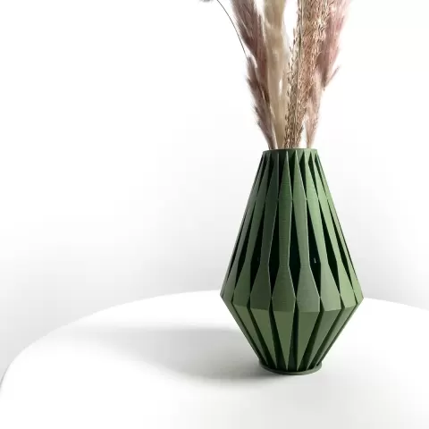 The Onde Vase, Modern and Unique Home Decor for Dried and Flower Arrangements | STL File