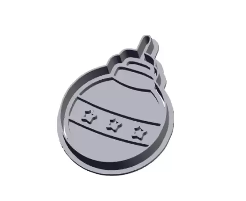 Ornament - Cookie Cutter with Stamp