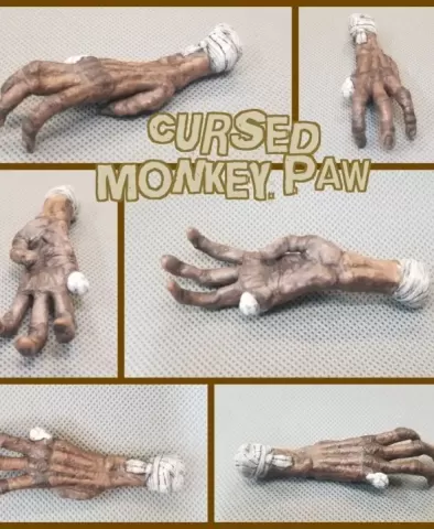 Cursed Monkey Paw Charm or Necklace