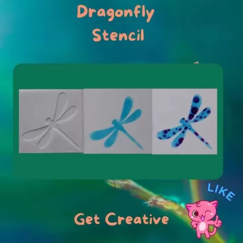 Dragonfly Stencil
