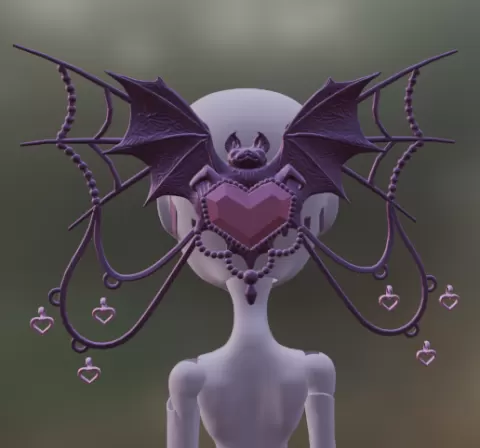 Сrown Draculaura Vampire Heart