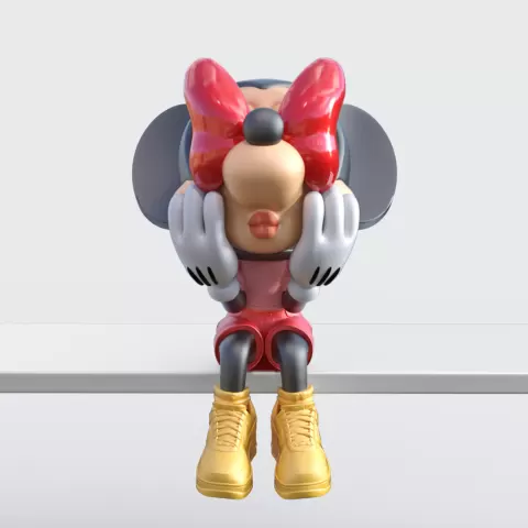 Minnie Mouse figurine - Oasis3dlab