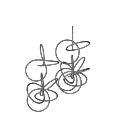 Three torus knots and a torus link