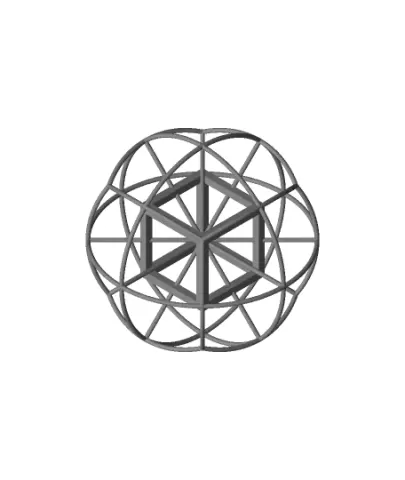 Cube with all kite panels