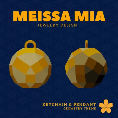 74. Metabigyrate Rhombicosidodecahedron Earring – 29. Johnson Solids Necklace and Earring - Girl's Fashion Accessories