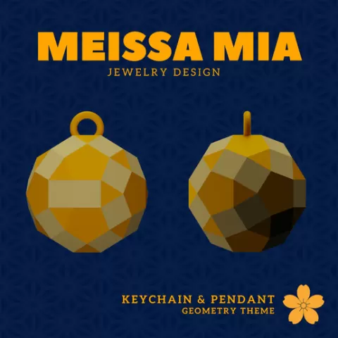 73. Parabigyrate Rhombicosidodecahedron Earring – 29. Johnson Solids Necklace and Earring - Girl's Fashion Accessories