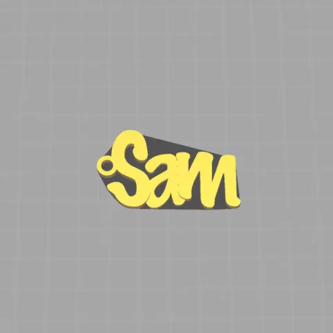 Sam & Samuel Keychain