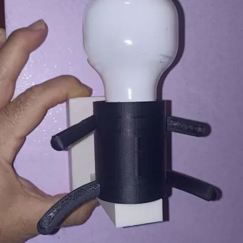 little man lamp holder