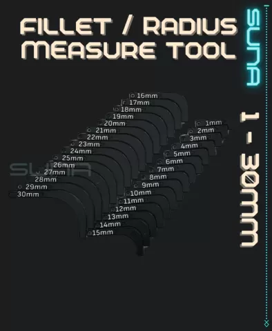 Fillet / Radius Measuring Set