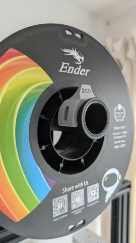 Filament spool spacer / vibration reduction - DSD