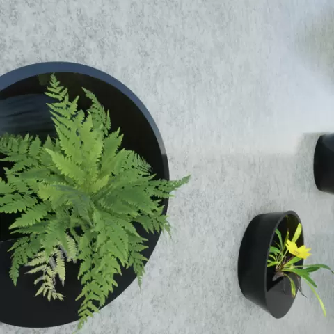 Wall Sign Pot