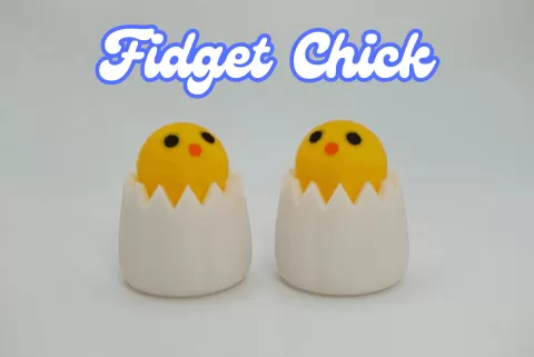Fidget Chick (Bouncy Fidget Toy)