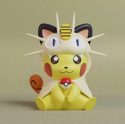 Cosplay Pikachu - Meowth