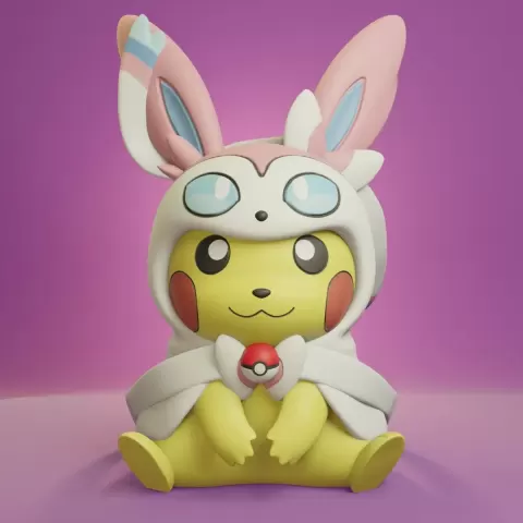 Cosplay Pikachu - Sylveon