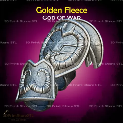 Golden Fleece Cosplay God of War - STL File - 3D Print Store STL