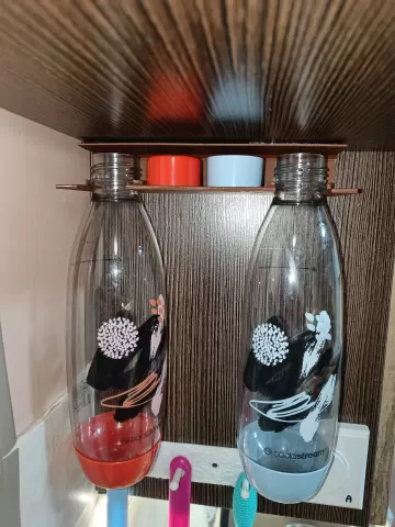 Wieszak uchwyt na butelki SODASTREAM, Bottle holder hanger - MJAprint3d