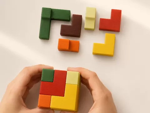Geometric 3D Puzzle - Woow Concept 3D