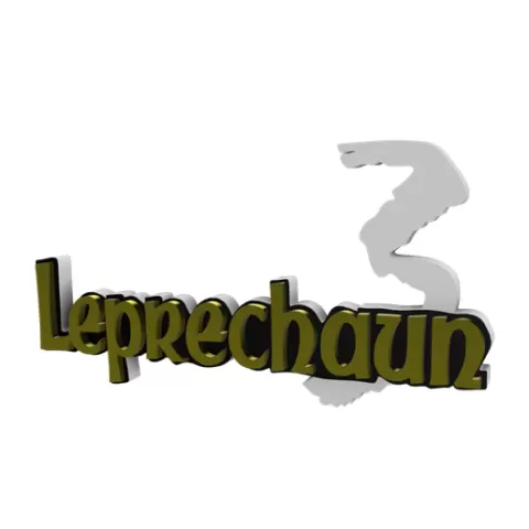 3D MULTICOLOR LOGO/SIGN - Leprechaun 3