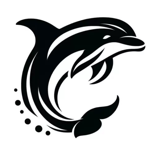 Wall Art Bottlenose dolphin, Common dolphin