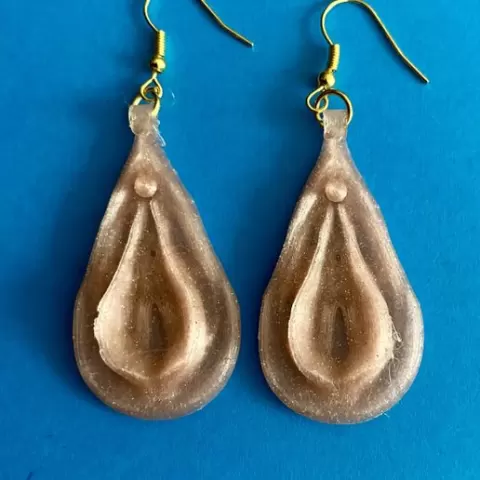 Vulva Earrings