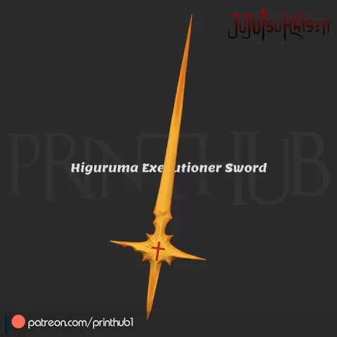 Hiromi Higuruma Sword Weapon - Jujutsu Kaisen Cosplay STL by Printhub