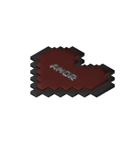 Heart pixelated - Amor