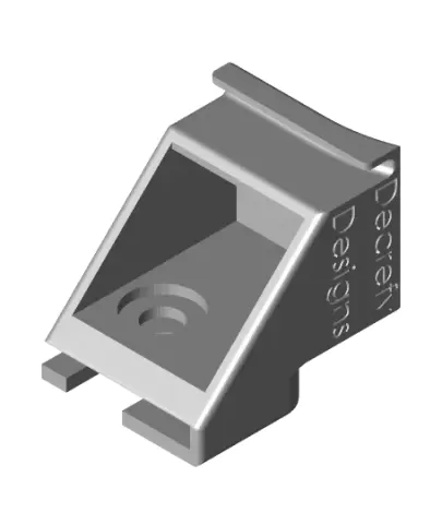 Ender 3 V2 simple extruder filament guide
