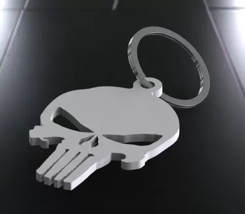 The punisher key chain