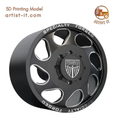 FRONT SPECIALITY FORGED D007 WHEEL 3D MODEL