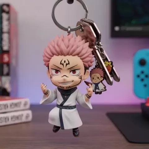 Ryomen Sukuna Chibi Keychain
