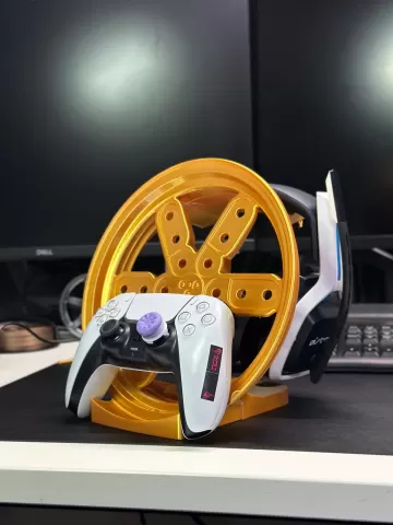 Wheel Controller and Headset Stand - Thangs Edition
