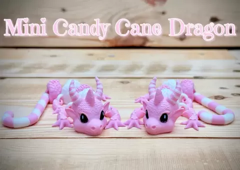 Mini Candy Cane Dragon
