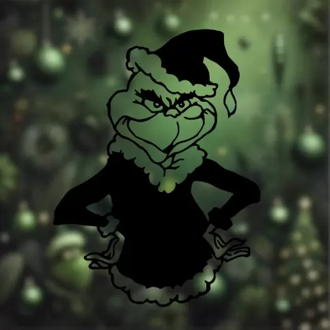 Grinch Christmas Wall Art