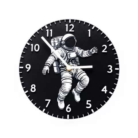 Floating Astronaut Wall Clock