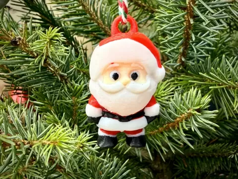 Hanging mini Santa