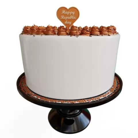 Happy Republic Day Cake topper
