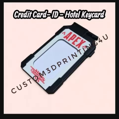 Apex Predator Wallet - 1 to 6 cards capacity- Video Game Themes Champions Club Wallet- Print 2 Versions