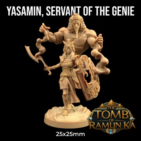 Yasamin, Servant of the Genie | PRESUPPORTED | Tomb of Ramun Ka by The Dragon Trappers Lodge
